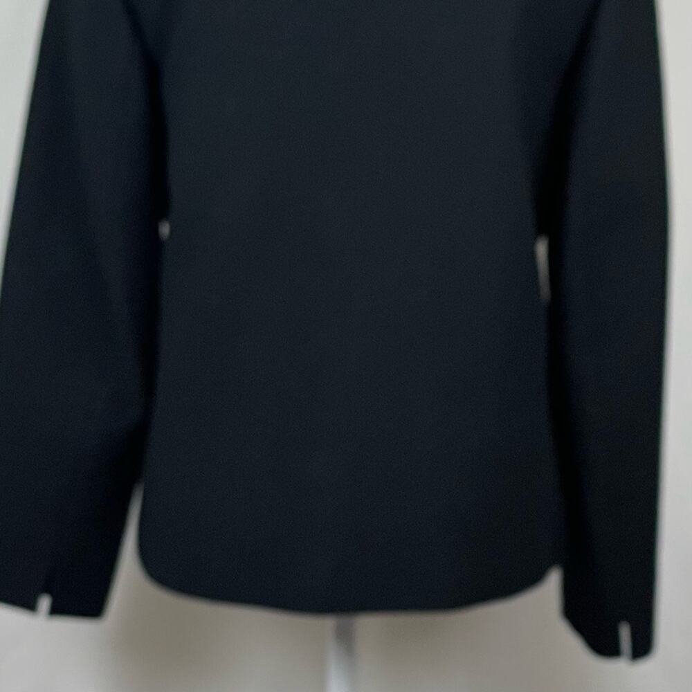 Talbots Black Womens Button Front Jacket - Picture 5 of 10